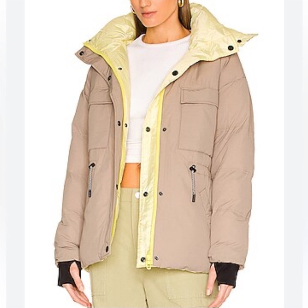 Dualist Zorah Reversible Jacket Yellow & Brown Womens Size 10 Dualist T3